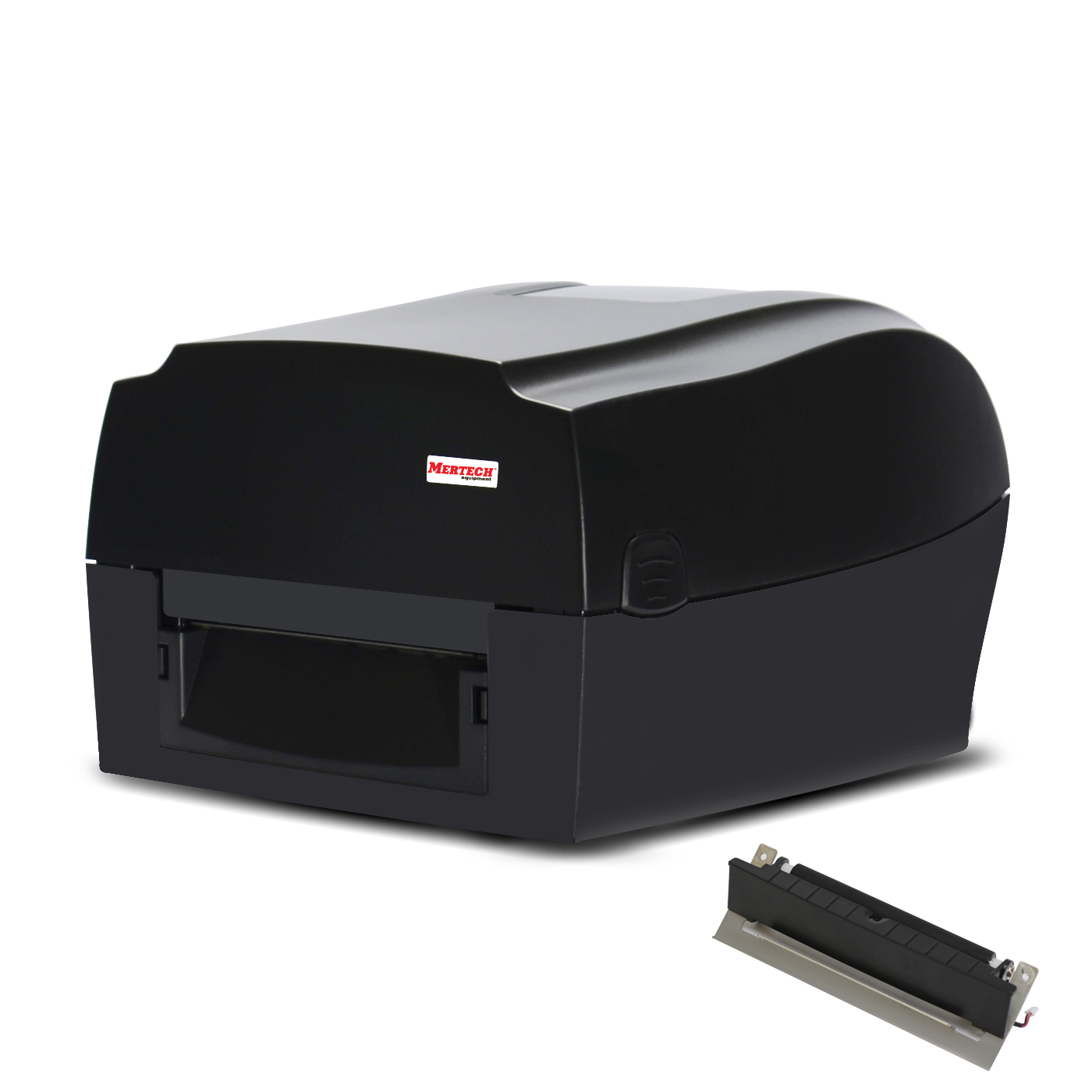 Термотрансферный принтер этикеток TLP300 TERRA NOVA USB, RS232, Ethernet Black с отделителем MERTECH 4592+4538 Активное сетевое оборудование #1