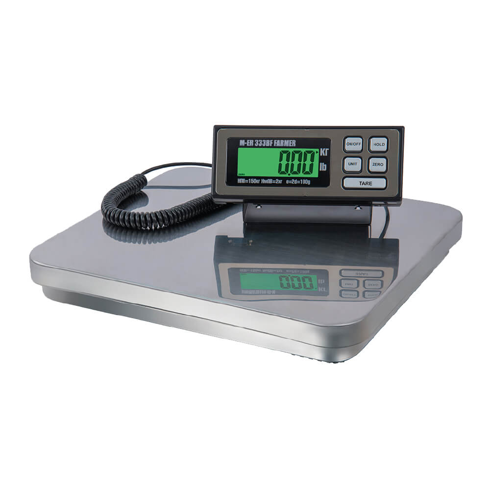 Фасовочные напольные весы M-ER 333 BF "FARMER" RS-232 LCD MERTECH 3082 Весы #1